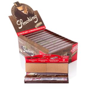 SMOKING BROWN KING SIZE + SPECIAL TIPS 33 KING SIZE PAPERS + 33 SPECIAL TIPS