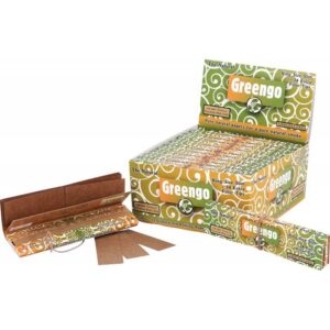 GREENGO KING SIZE PAPERS WITH TIPS 33 UNBLEACHED KING SIZE PAPERS + 34 EXTRA TIPS