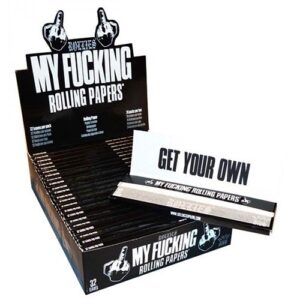 "MY FUCKING ROLLING PAPERS" KING SIZE ROLLING PAPERS 32 PER PACK