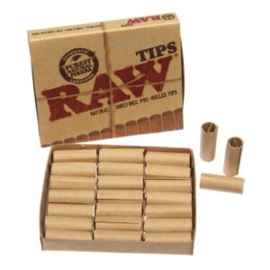 RAW PRE-ROLLED TIPS 21 PER PACK