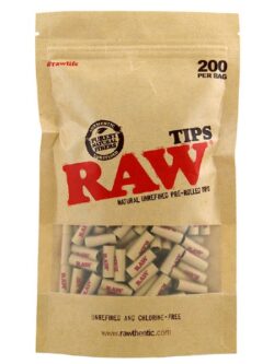 RAW PRE-ROLLED TIPS 200 PACK
