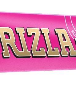 RIZLA PINK THIN PAPER FOR A REFINED SMOKING EXPERIENCE MEDIUM TASTE INTENSITY 50 PAPERS PER PACK